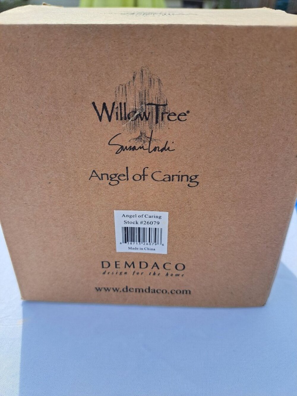 Willow Tree Angel Of Caring Figurine Susan Lordi Box Demdaco Hand-Painted Resin - Picture 3 of 10